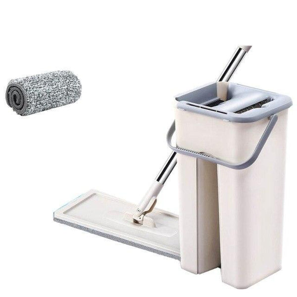 Mops, Brooms & Scrubbers Microfibre Mop With Long Handle And Cleaning Drying Bucket