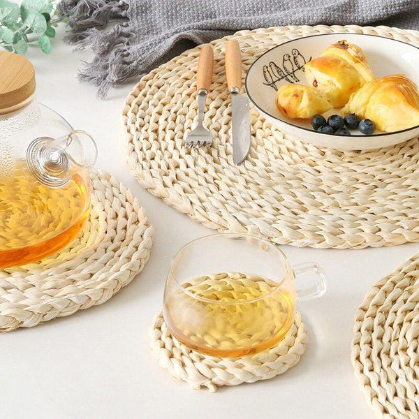 Placemats Round Woven Coasters