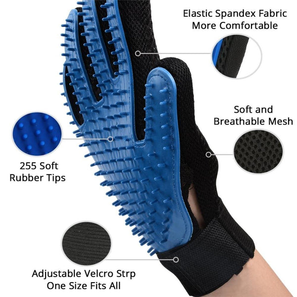 Dog Grooming Pet Dog Cat Grooming Cleaning Magic Glove Hair For Dirt Remover Deshedding Brush