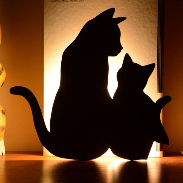 Night Lights Cute Cat Wall Led Motion Sensor Lamp Smart Night Light