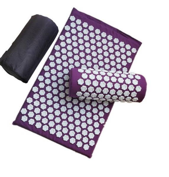 Massagers Lotus Acupressure Mat Cushion Pillow Yoga Stress Relief Relaxation F01