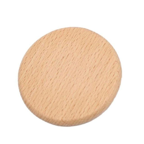 Coasters Set Of 2 Eco Friendly Beech Wood Round Square Flat Rim