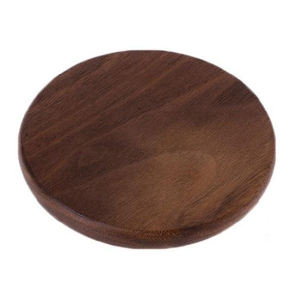 Coasters Set Of 2 Eco Friendly Beech Wood Round Square Flat Rim