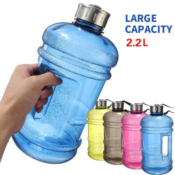 2.2Litre Sports Water Bottle Home Gym Fitness Workout Bpa Free Drink