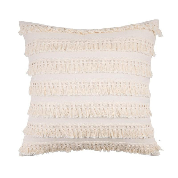 Cushions & Decorative Pillows Linen And Cotton Neutral Fringe Cushion Covers Home Decor