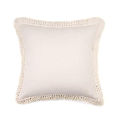 Cushions & Decorative Pillows Linen And Cotton Neutral Fringe Cushion Covers Home Decor