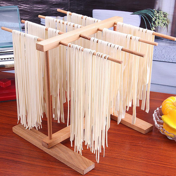 Racks & Holders Wooden Noodle Pasta Drying Rack Spaghetti Holder Kitchen Tools