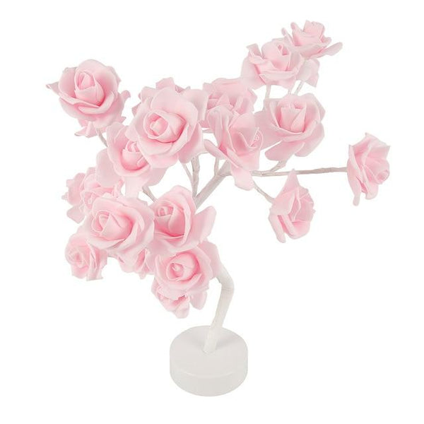 Led Rose Flower Decorative Table Lamp Home Night Light