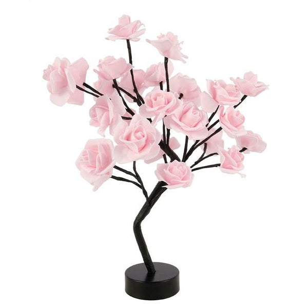 Led Rose Flower Decorative Table Lamp Home Night Light