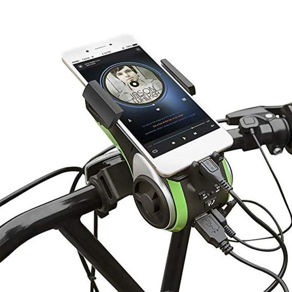 Lights & Reflectors 5 In 1 Bicycle Light Bluetooth Speaker Bell Phone Holder Bike Accessories