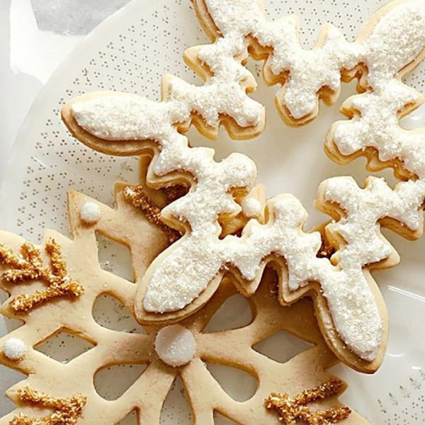 Stainless Steel Snowflake Cookie Cutter Baking Tools