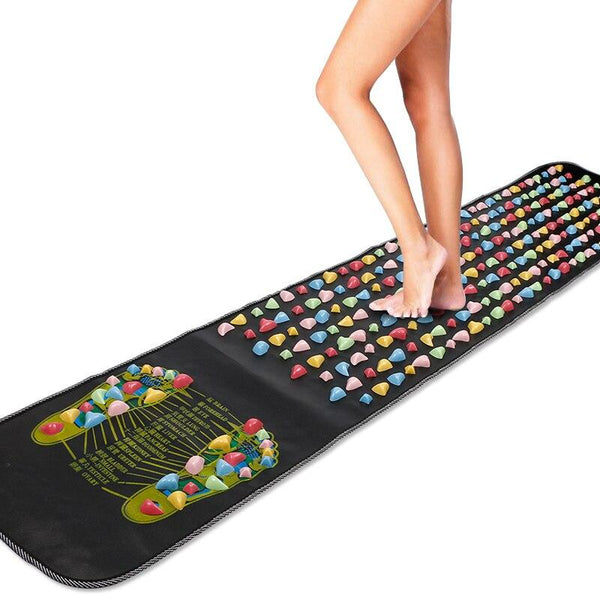 Massagers Rainbow Stone Foot Massager Mat Self Care Acupressure Reflexology