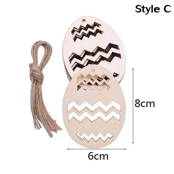 Seasonal Decorations Diy Craft Cute Wooden Easter Decorations Holiday Home