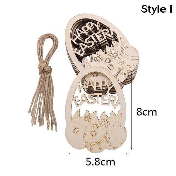 Seasonal Decorations Diy Craft Cute Wooden Easter Decorations Holiday Home