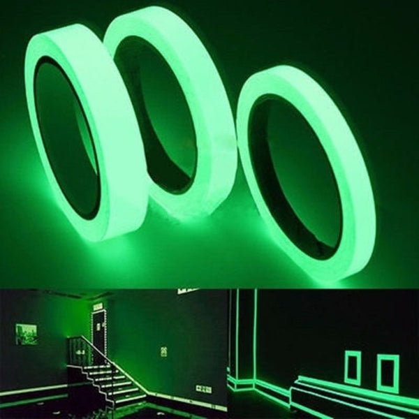 Lighting Accessories Reflective Glow In The Dark Green Luminous Pvc Tape Home Safety