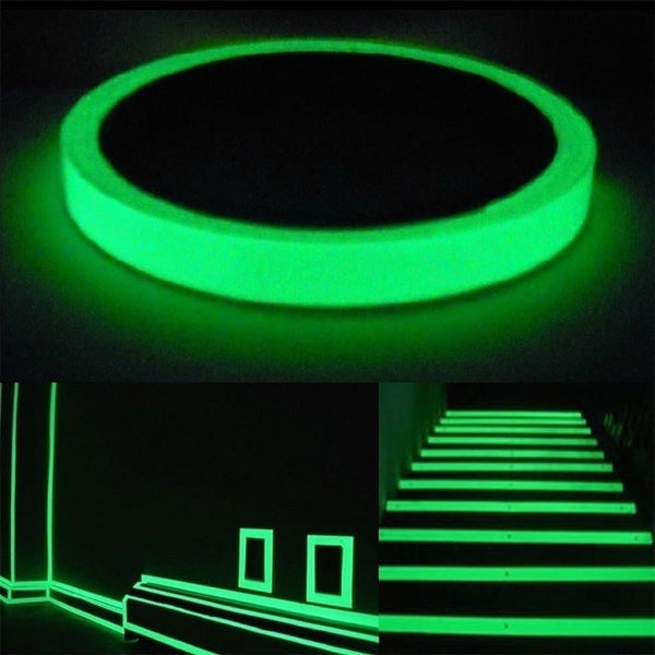 Lighting Accessories Reflective Glow In The Dark Green Luminous Pvc Tape Home Safety