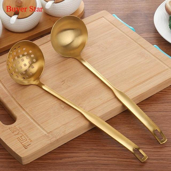 Cooking Utensils 2Pcs Stainless Steel Kitchen Utensils Set