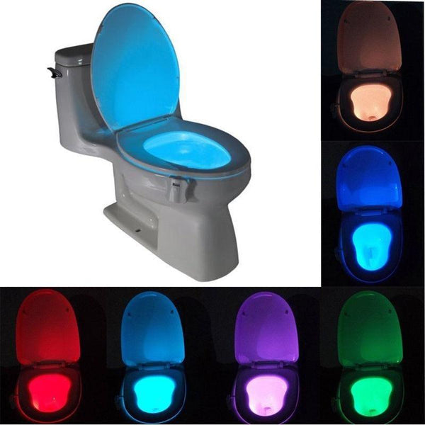 Night Lights 8 Colors Led Toilet Nightlight Motion Activated Sensor Lamp