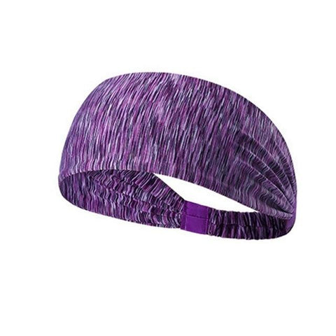 Sweatbands Women Sports Yoga Sweatband Elastic Running Headwrap Home Gym Fitness Exercise