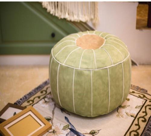 Ottomans, Footstools & Poufs Moroccon Leather Pouf Cover