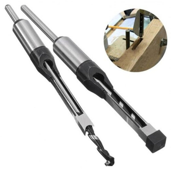 Hole Cutters Professional Carpentry Reamer Square Hole Drill Bit Silver 8Mm