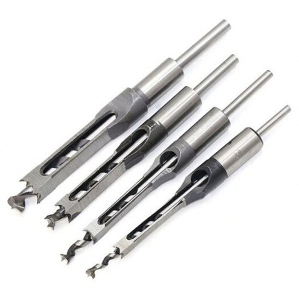 Hole Cutters Professional Carpentry Reamer Square Hole Drill Bit Silver 8Mm