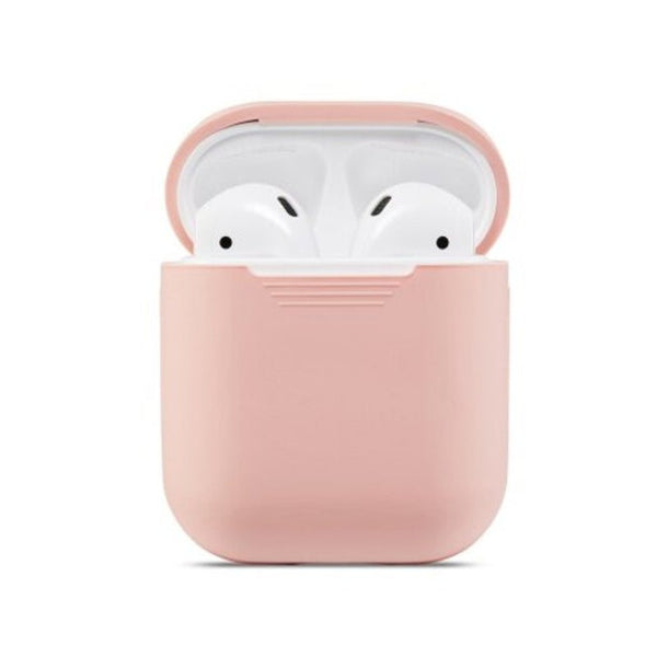 Earbud Cases Protective Silicone Cover And Skin For Airpods Charging Case Light Pink