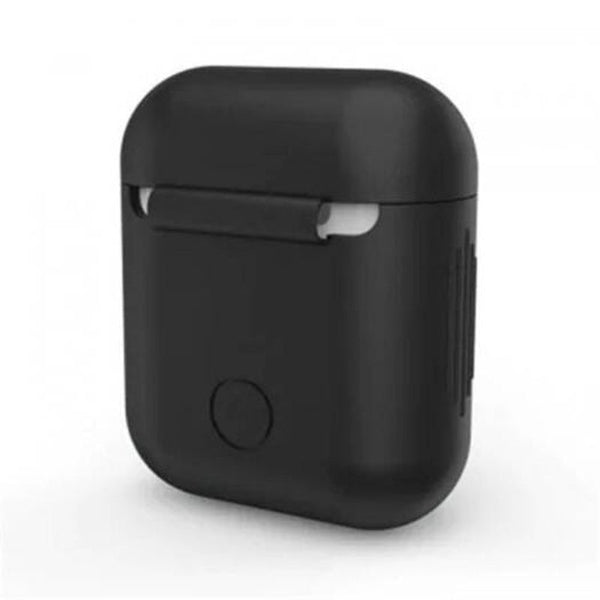 Protective Silicone Cover For Airpods Charging Case Black
