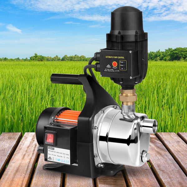 Water Pumps & Pressure Tanks Giantz 1500W High Pressure Garden Water Pump With Auto Controller