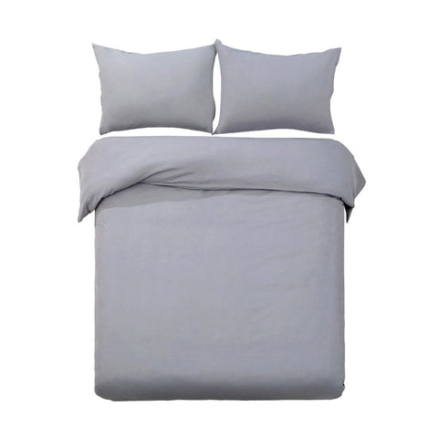 Quilt Covers Giselle Bedding Luxury Classic Duvet Doona Quilt Cover Set Hotel Super King Grey