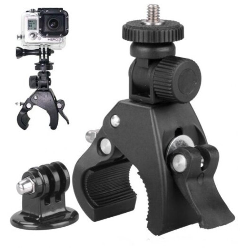 Bike Camera Holders Mounts Quality Sports Camera Accessories Bicycle Stand Holder For Gopro Hero Gm Black