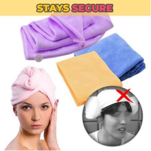 Towels & Washcloths Quick Microfibre Magic Hair Drying Towel Hat