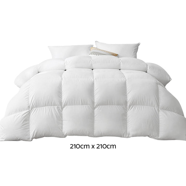 Queen Doonas Giselle Bedding Duck Down Feather Quilt 500Gsm Queen Size