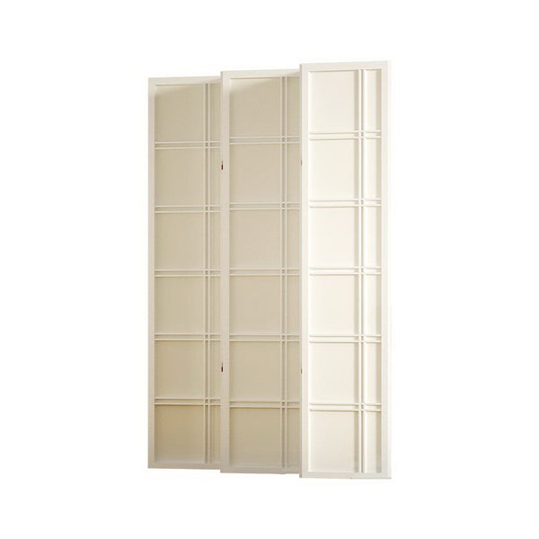 Screens & Room Dividers Artiss Room Divider Screen Privacy Wood Dividers Stand 6 Panel Nova White