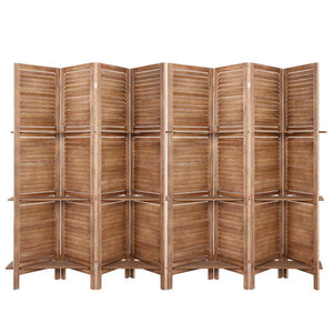 Ink Cartridges Artiss Room Divider Screen 8 Panel Privacy Dividers Shelf Wooden Timber Stand