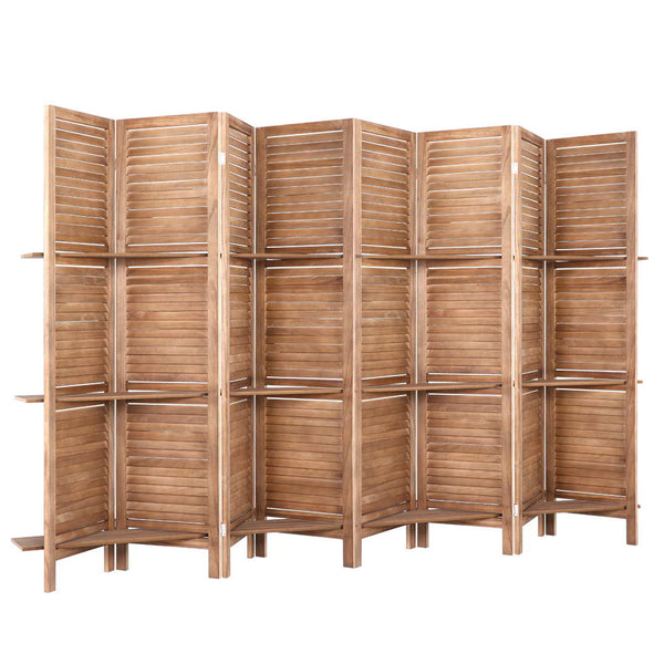 Ink Cartridges Artiss Room Divider Screen 8 Panel Privacy Dividers Shelf Wooden Timber Stand