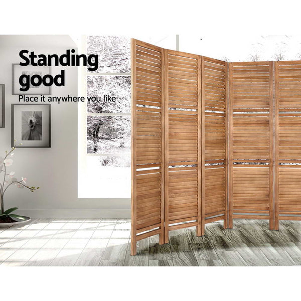 Ink Cartridges Artiss Room Divider Screen 8 Panel Privacy Dividers Shelf Wooden Timber Stand