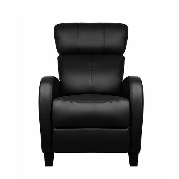 Sofas, Armchairs & Couches Artiss Pu Leather Reclining Armchair Black