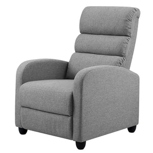 Sofas, Armchairs & Couches Artiss Luxury Recliner Chair Chairs Lounge Armchair Sofa Fabric Cover Grey