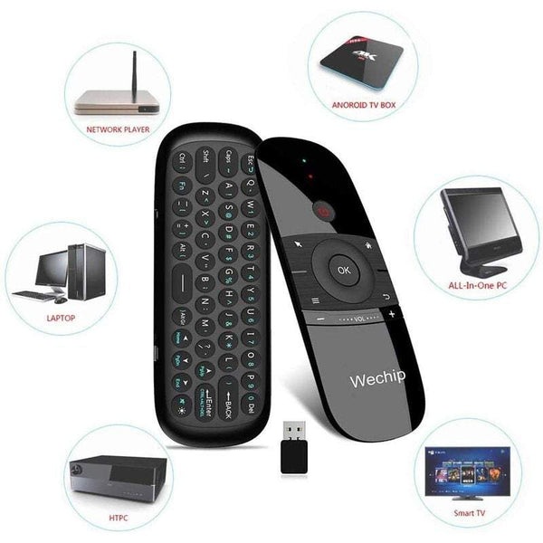 Keyboards & Keypads Tv Remote Controls Mouse 2.4G Wireless Smart Keyboard For Android Box / Pc Projector One Computer