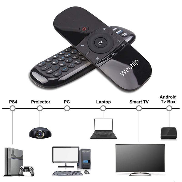 Keyboards & Keypads Tv Remote Controls Mouse 2.4G Wireless Smart Keyboard For Android Box / Pc Projector One Computer