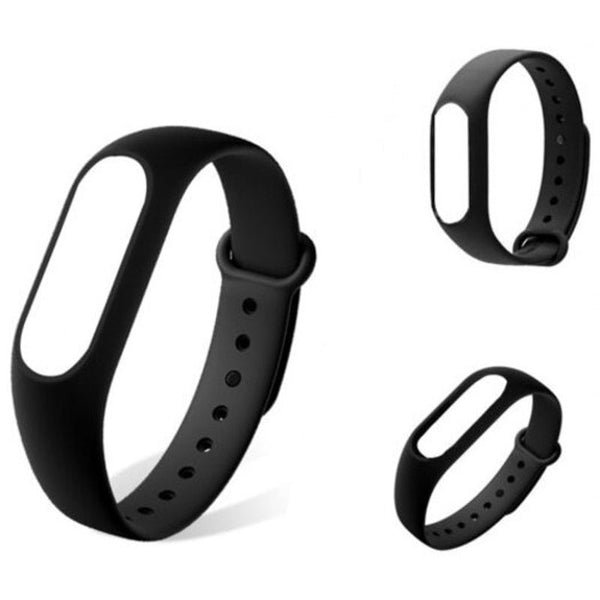 Replacement Strap Wristband Watchband Accessories For Xiaomi Mi Band 2 Black