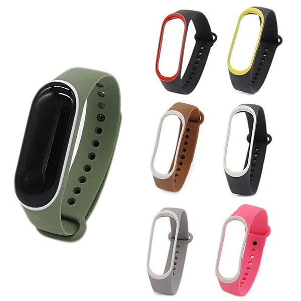 Watch Bands Replacement Wrist Strap For Xiao Mi Band Greenwhite