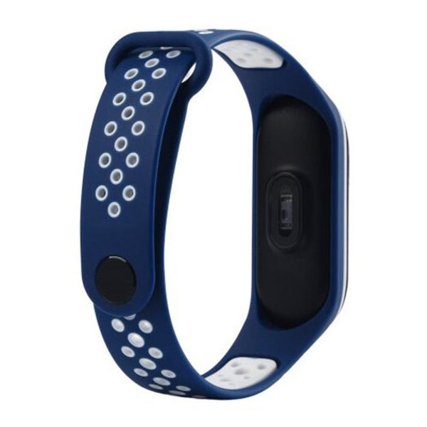 Watch Bands Replacement Wrist Strap For Xiaomi Mi Band 3 Smart Wristband Deep Blue