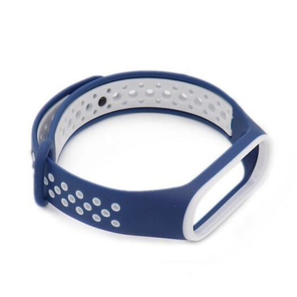 Replacement Wrist Strap Watchband Waterproof Band For Xiaomi Mi 3 Steel Blue White Case