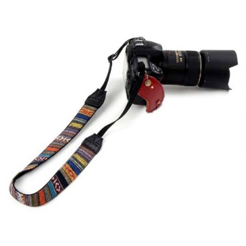 Straps & Hand Grips Retro Ethnic Adjustable Stripe Shoulder Strap