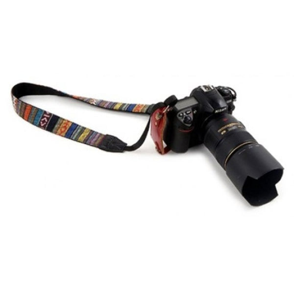 Straps & Hand Grips Retro Ethnic Adjustable Stripe Shoulder Strap