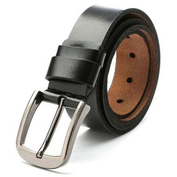 Belts Retro Pin Buckle Leather Belt For Man Puce Regular