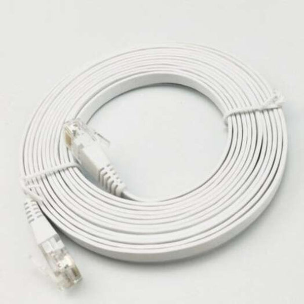 Ethernet Cables (RJ 45/8P8C) Rj45 Network Lan Cable 3M White