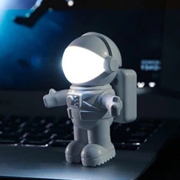 Night Lights Robot Modeling Usb Night Light White